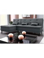 Sofá Cama 3 Lugares Com Chass Casal Luxo Premium Nice Matrix Veludo Cinza