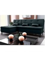 Sofá Cama 3 Lugares Com Chass Casal Luxo Premium Nice Matrix Veludo Preto