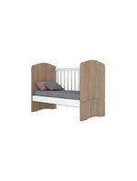 Quarto De Bebê Completo Bala De Menta 2 Peças (1 Guarda Roupa + 1 Berço) Qi94 Branco - Henn
