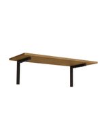 Modulado De Quarto Kit 2 Prateleiras Industrial Li009 21x72x29 Freijo-preto - Kappesberg