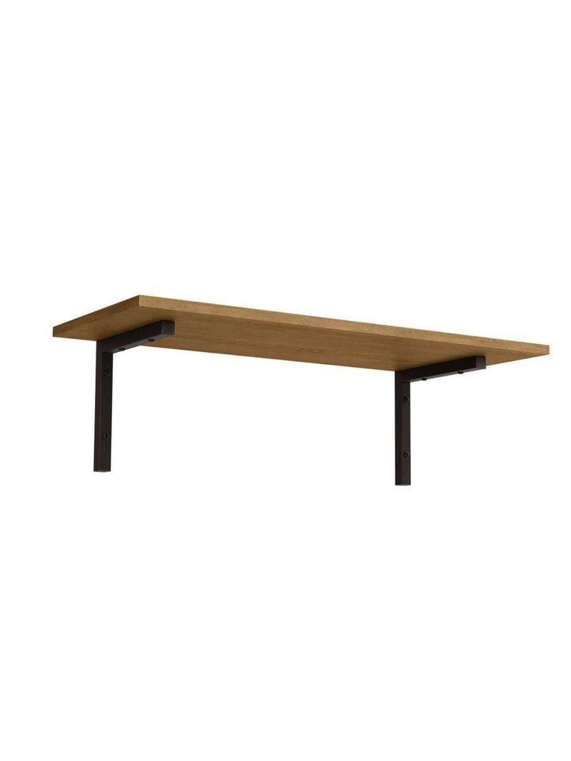 Modulado De Quarto Kit 2 Prateleiras Industrial Li009 21x72x29 Freijo-preto - Kappesberg