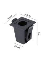 Spot De Embutir Nordecor Downlight Powerus Led Alto Irc 90 2w Bivolt Preto - 4000k