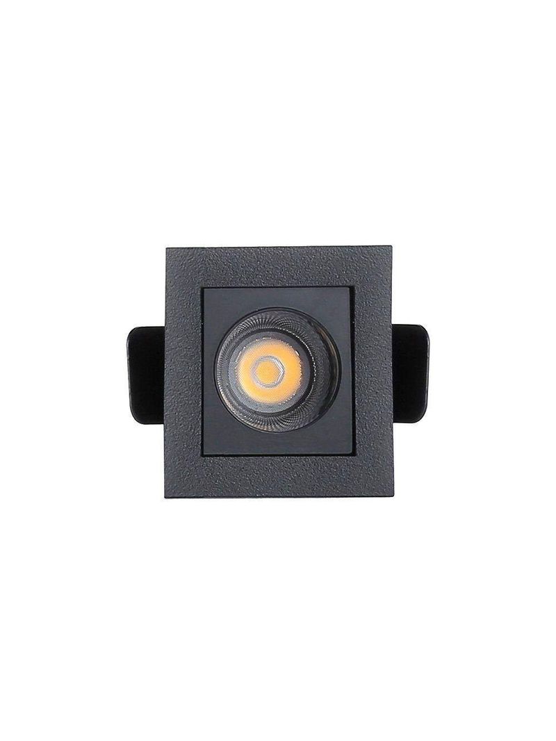 Spot De Embutir Nordecor Downlight Powerus Led Alto Irc 90 2w Bivolt Preto - 4000k