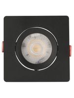 Spot Led Tramontina Quadrado 3 W 6500 K Preto Com Luz Branca