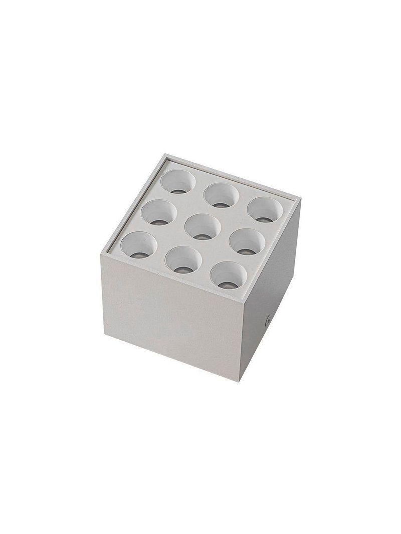 Spot De Sobrepor Nordecor Downlight Powerus Led Alto Irc 90 18w Bivolt Lente Branca 4000K