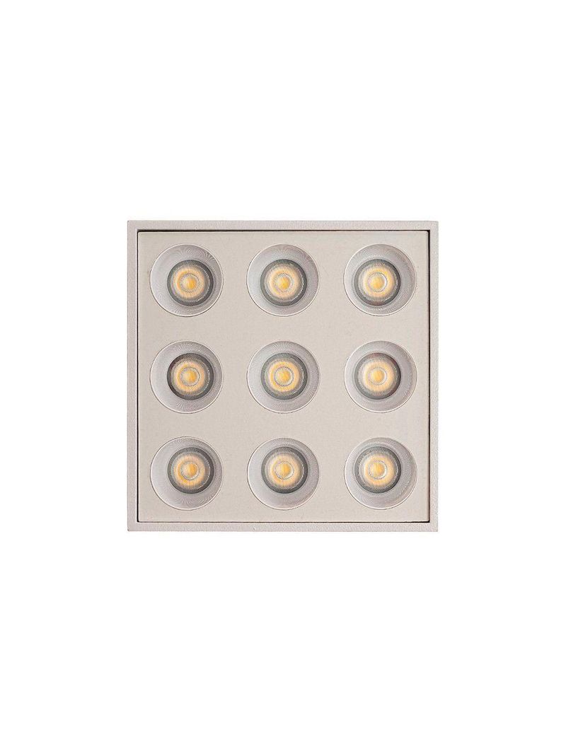 Spot De Sobrepor Nordecor Downlight Powerus Led Alto Irc 90 18w Bivolt Lente Branca 4000K