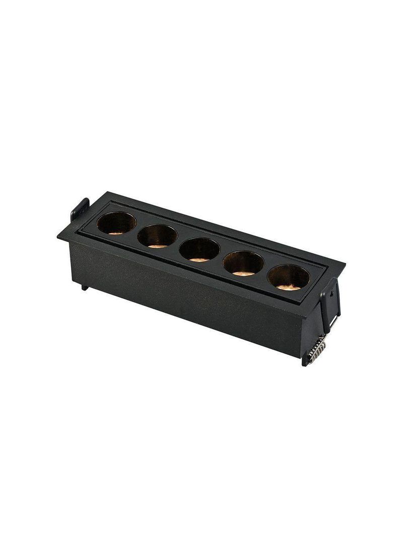 Spot De Embutir Nordecor Downlight Powerus Led Direcionável Alto Irc 90 10w Bivolt Preto 3000k