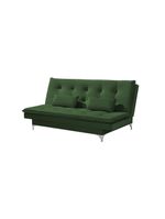 Sofá Cama Casal Berlim 190cm Design Moderno Veludo Verde