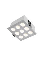 Spot De Embutir Nordecor Downlight Powerus Led Alto Irc 90 18w Bivolt Lente Branca 4000k