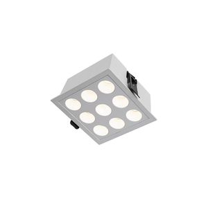 Spot De Embutir Nordecor Downlight Powerus Led Alto Irc 90 18w Bivolt Lente Branca 4000k