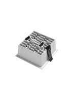 Spot De Embutir Nordecor Downlight Powerus Led Alto Irc 90 18w Bivolt Lente Branca 4000k