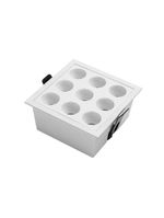 Spot De Embutir Nordecor Downlight Powerus Led Alto Irc 90 18w Bivolt Lente Branca 4000k