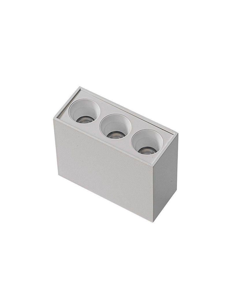 Spot De Sobrepor Nordecor Downlight Powerus Led Alto Irc 90 6w Bivolt Lente Branca 4000K
