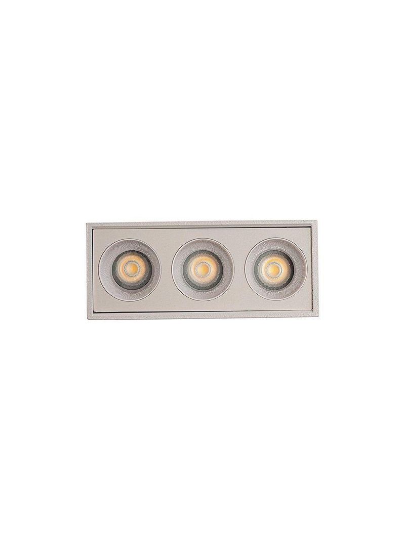 Spot De Sobrepor Nordecor Downlight Powerus Led Alto Irc 90 6w Bivolt Lente Branca 4000K