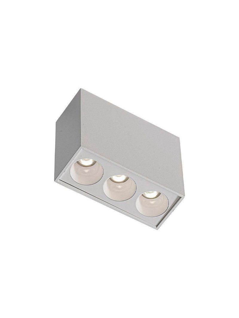 Spot De Sobrepor Nordecor Downlight Powerus Led Alto Irc 90 6w Bivolt Lente Branca 4000K