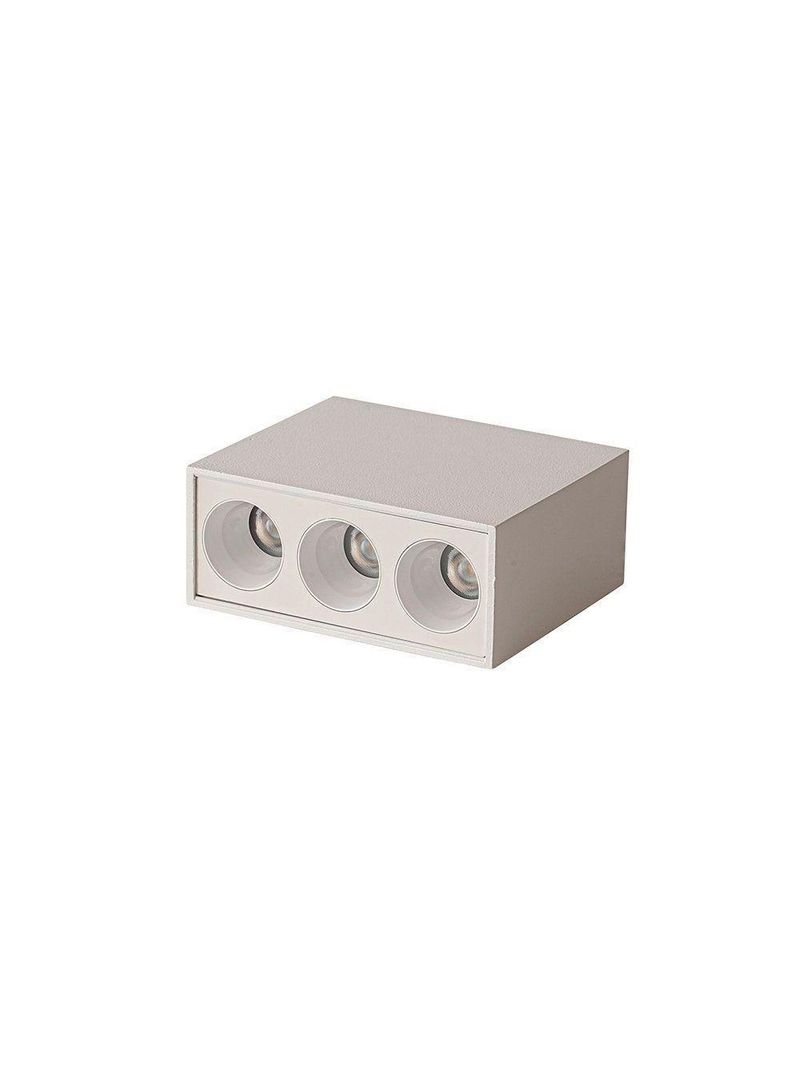 Spot De Sobrepor Nordecor Downlight Powerus Led Alto Irc 90 6w Bivolt Lente Branca 4000K
