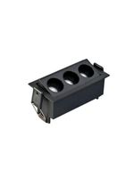 Spot De Embutir Nordecor Downlight Powerus Led Direcionável Alto Irc 90 6w Bivolt Preto 4000k
