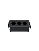 Spot De Embutir Nordecor Downlight Powerus Led Direcionável Alto Irc 90 6w Bivolt Preto 4000k