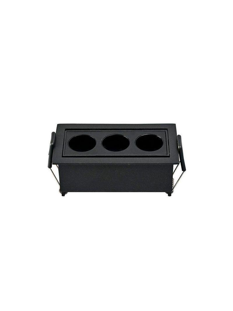 Spot De Embutir Nordecor Downlight Powerus Led Direcionável Alto Irc 90 6w Bivolt Preto 4000k