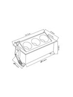 Spot De Embutir Nordecor Downlight Powerus Led Direcionável Alto Irc 90 6w Bivolt Preto 4000k