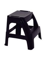 Banqueta Escada Tramontina Paiva Basic Em Polipropileno Preto Tramontina
