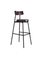Banqueta Alta Stout Ae: 100 / Aa: 75cm Bqst7510 Courino Café Courino Café