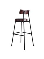 Banqueta Alta Stout Ae: 100 / Aa: 75cm Bqst7510 Courino Café Courino Café