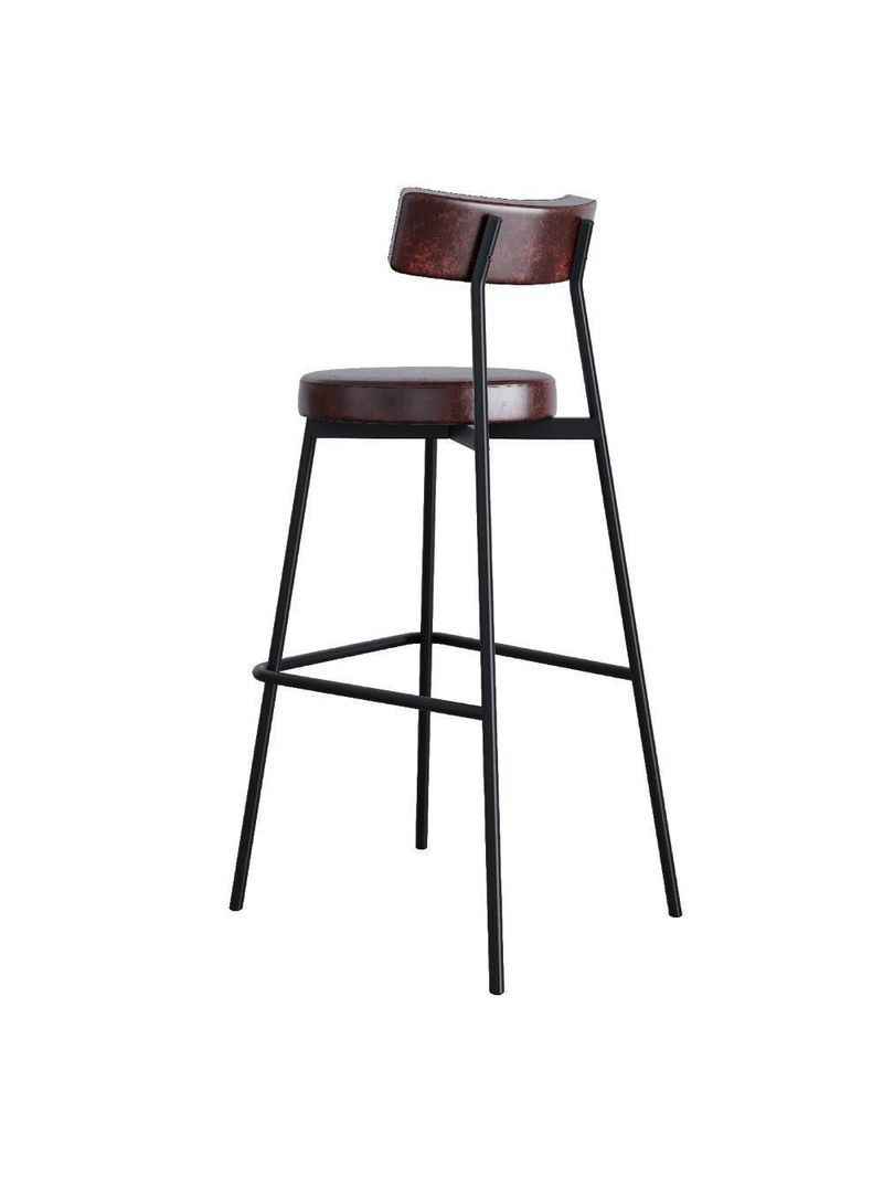 Banqueta Alta Stout Ae: 100 / Aa: 75cm Bqst7510 Courino Café Courino Café