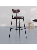 Banqueta Alta Stout Ae: 100 / Aa: 75cm Bqst7510 Courino Café Courino Café