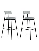 Banqueta Alta Stout Ae: 100 / Aa: 75cm C/02 Un Courino Saturno Off White Cnsaturno Off White