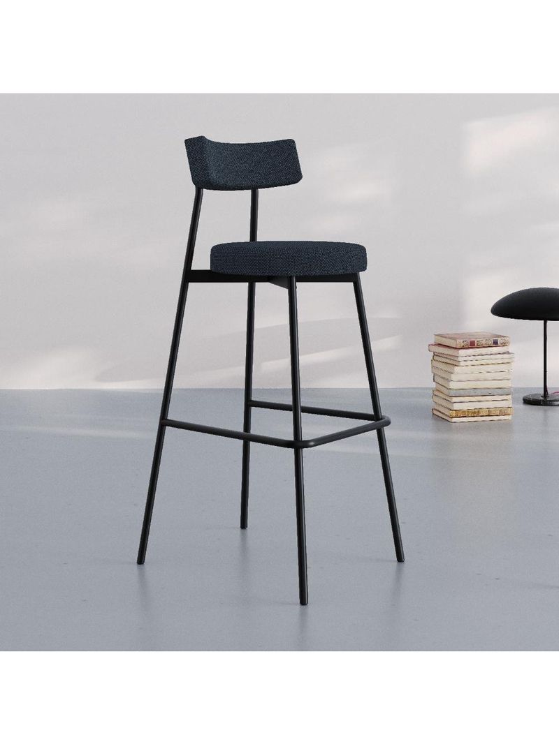 Banqueta Alta Stout Ae: 100 / Aa: 75cm Bqst7510 Etnico Níquel Etnico Níquel
