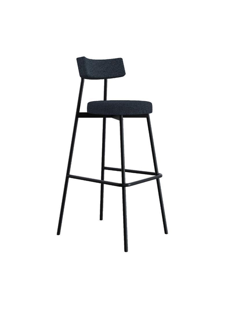 Banqueta Alta Stout Ae: 100 / Aa: 75cm Bqst7510 Etnico Níquel Etnico Níquel