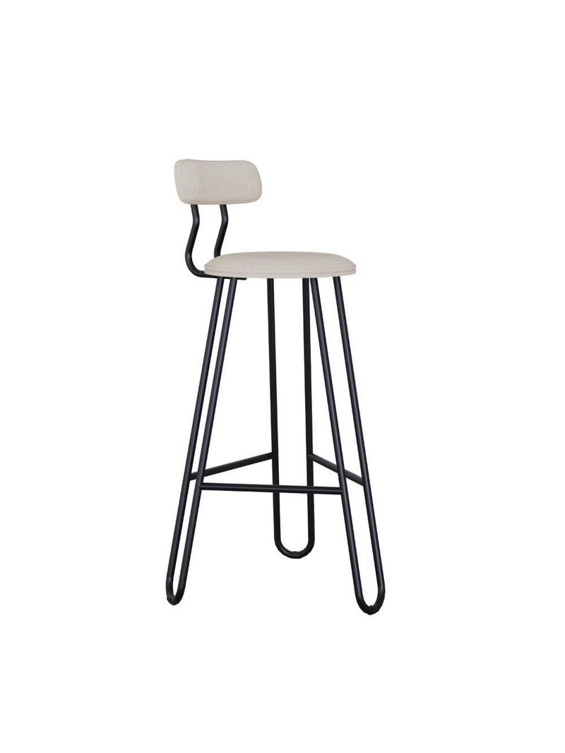Banqueta Alta Ginger Areia Light City