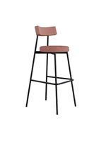 Banqueta Alta Stout Ae: 100 / Aa: 75cm Bqst7510 Rosa Linked Rosa Linked