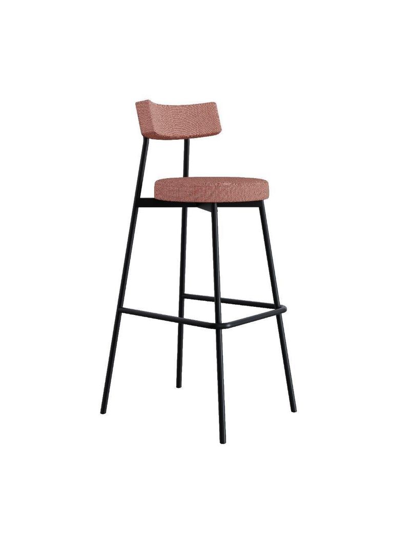 Banqueta Alta Stout Ae: 100 / Aa: 75cm Bqst7510 Rosa Linked Rosa Linked
