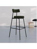 Banqueta Alta Stout BQST7510 Boucle Verde Alga