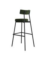 Banqueta Alta Stout BQST7510 Boucle Verde Alga