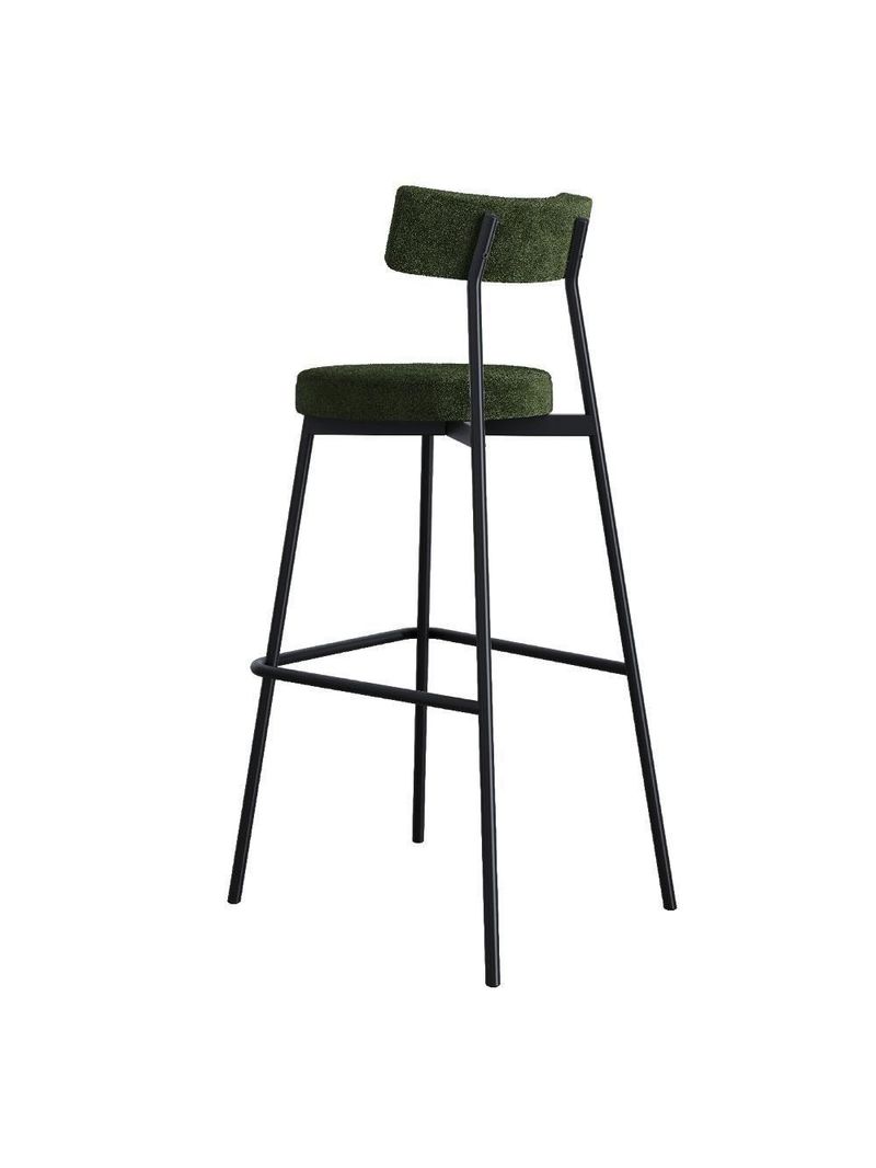 Banqueta Alta Stout BQST7510 Boucle Verde Alga