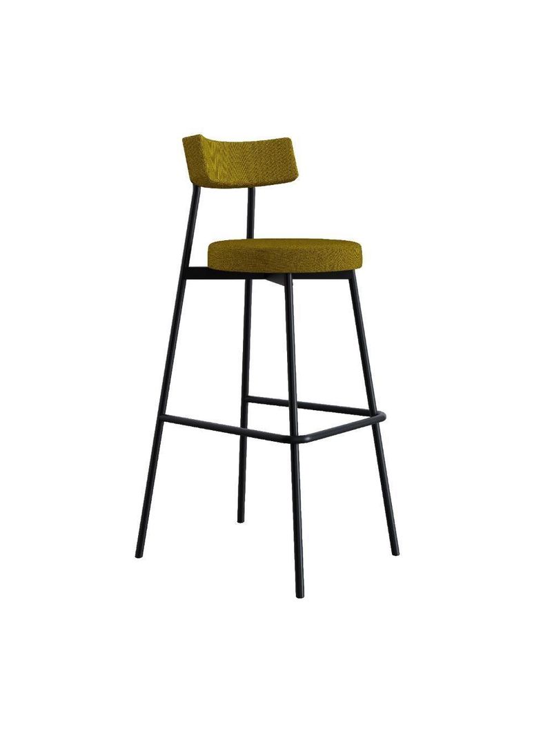 Banqueta Alta Stout Ae: 100 / Aa: 75cm Bqst7510 Mostarda City Mostarda City