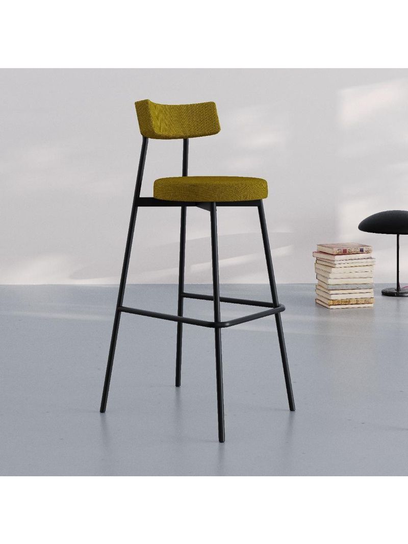 Banqueta Alta Stout Ae: 100 / Aa: 75cm Bqst7510 Mostarda City Mostarda City