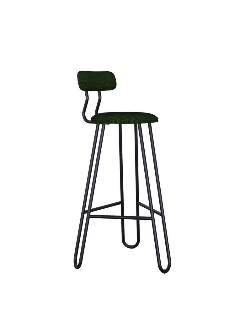 Banqueta Alta Ginger Verde Musgo City