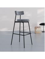 Banqueta Alta Stout Ae: 100 / Aa: 75cm Bqst7510 Névoa Prata City Névoa Prata City