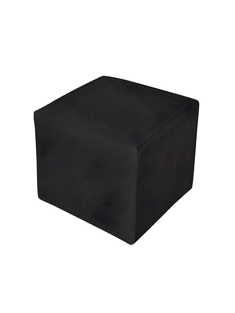 Poltrona Amamentação Com Balanço E Puff Luxo Suede Manuela Preto