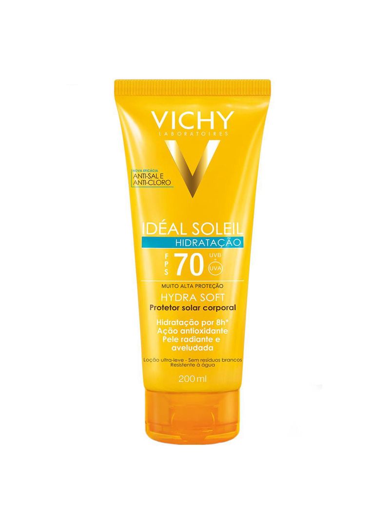 Protetor solar vichy - idéal soleil hydrasoft fps70