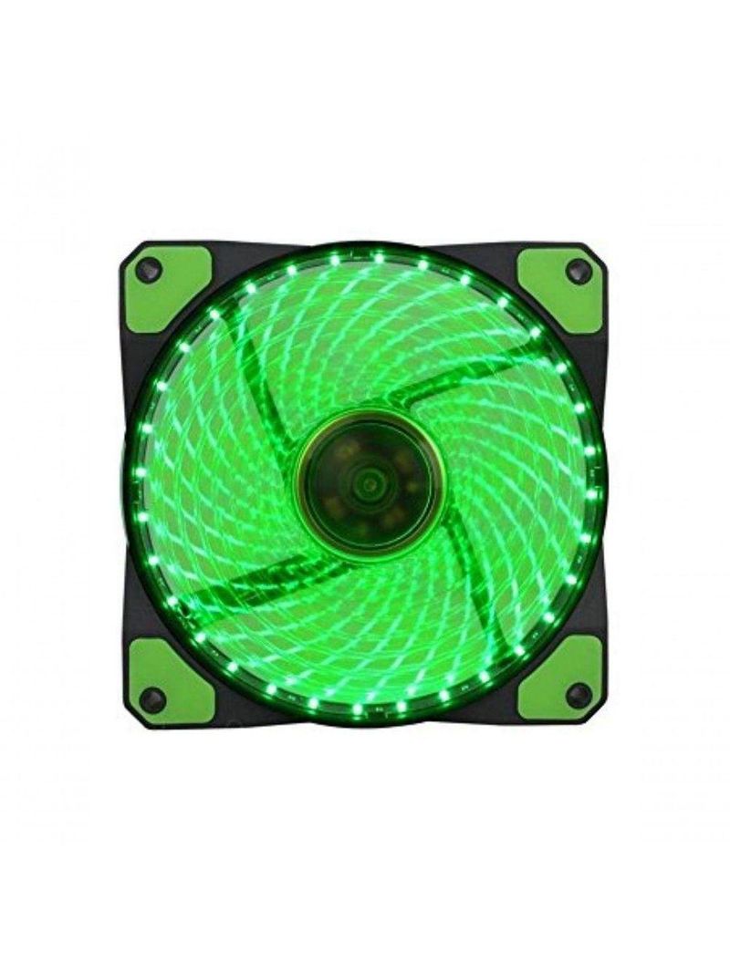 Fan Gamemax Para Pc Gamer Gf12g 12cm Verde 32 Led