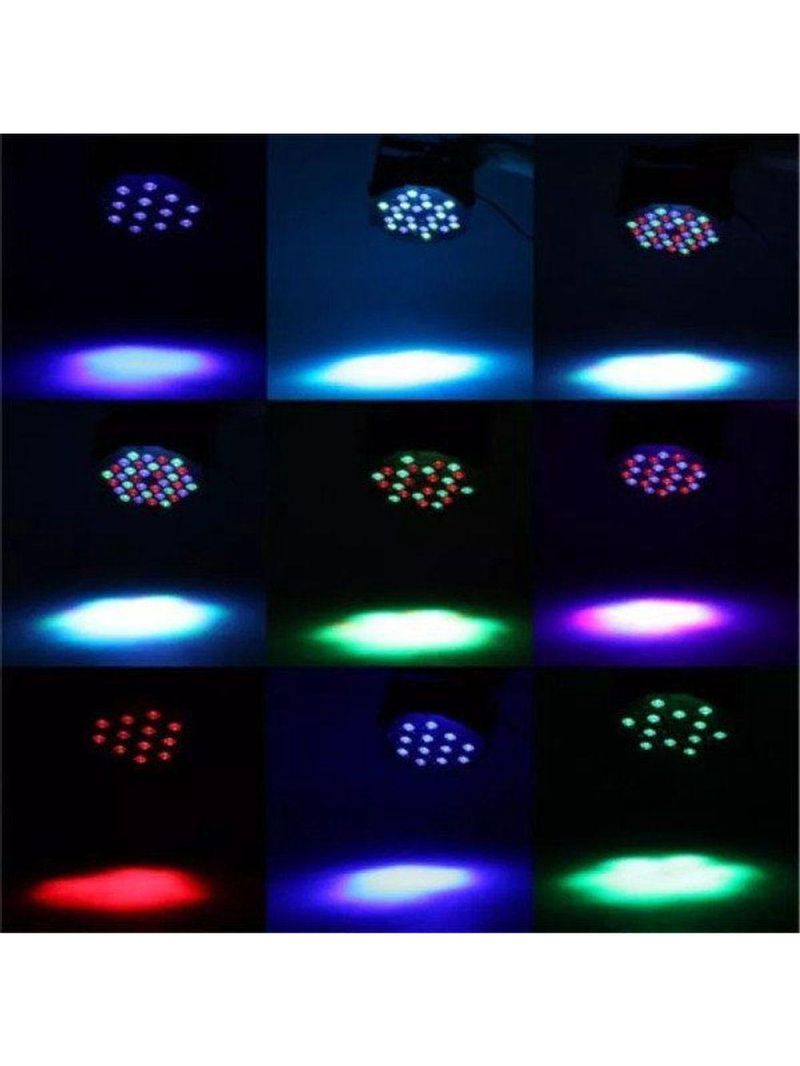 Refletor Digital 18 Leds Para Festa Iluminação Evento