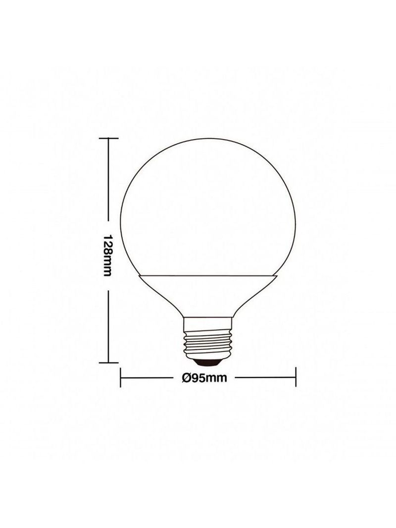 Lâmpada Led Globo 100 E27 3000k 9,5w - Taschibra