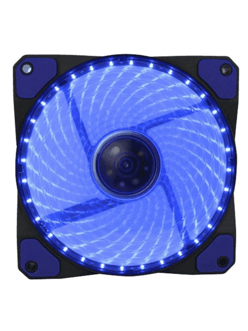 Fan Gamemax Para Pc Gamer Gf12b 12cm Azul 32 Led