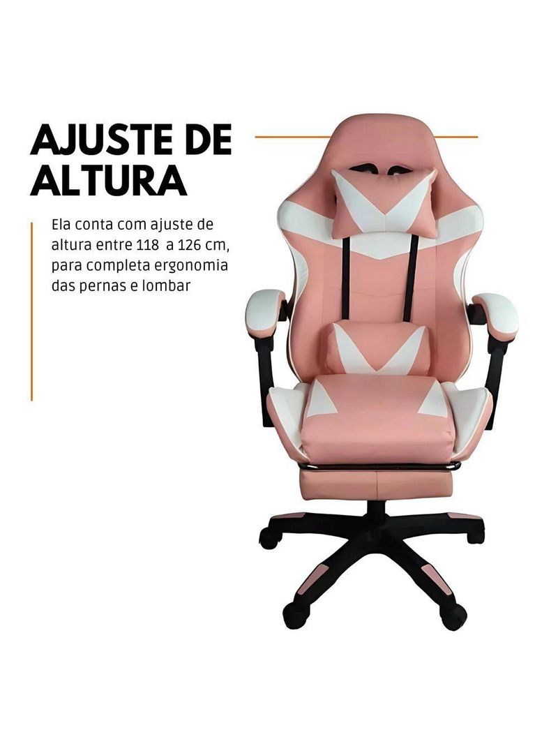 Cadeira Gamer Stillus Ergonômica Apoio Para Os Pés