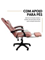 Cadeira Gamer Stillus Ergonômica Apoio Para Os Pés